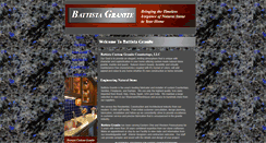 Desktop Screenshot of battistagranite.com