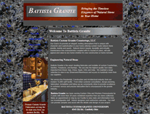 Tablet Screenshot of battistagranite.com